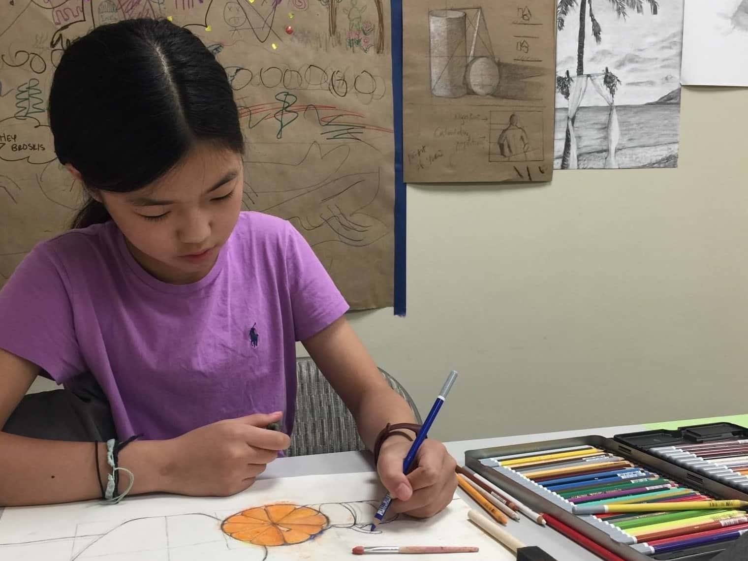 Traditional drawing and painting lessons at Highlights Art School in Lansdale